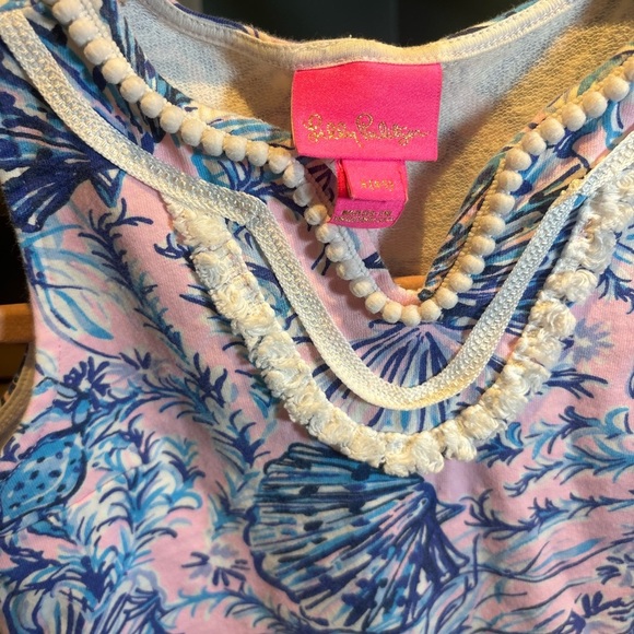 Lilly Pulitzer Girls Harper Mini Shift Dress Magnolia Lilac‎ A Little Jelly - Picture 6 of 7
